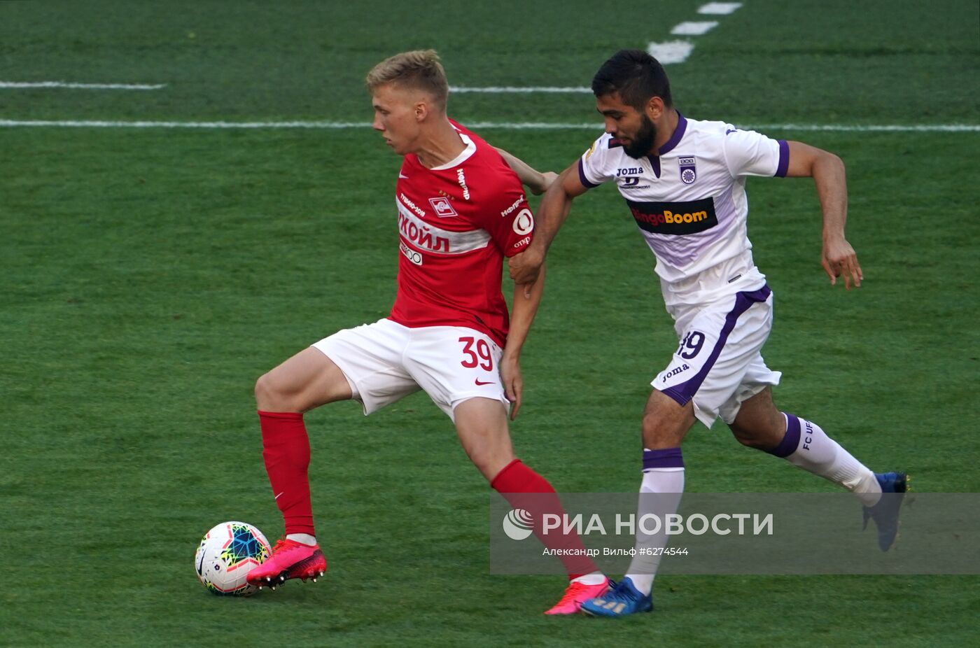 Футбол. РПЛ. Матч "Спартак" - "Уфа"