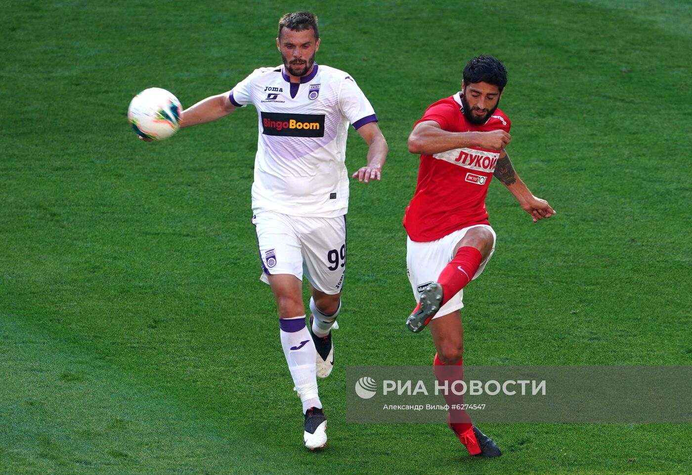 Футбол. РПЛ. Матч "Спартак" - "Уфа"