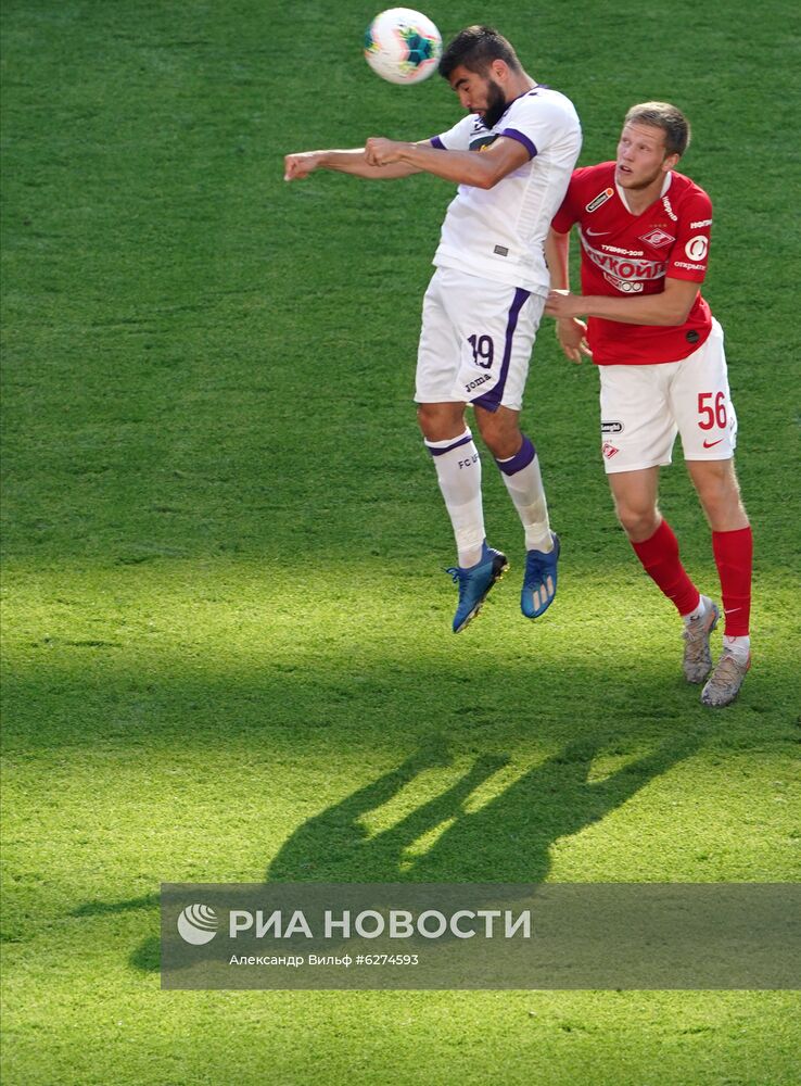 Футбол. РПЛ. Матч "Спартак" - "Уфа"