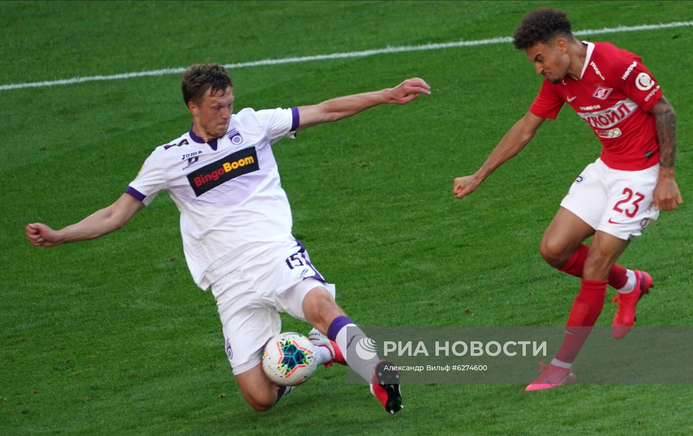 Футбол. РПЛ. Матч "Спартак" - "Уфа"