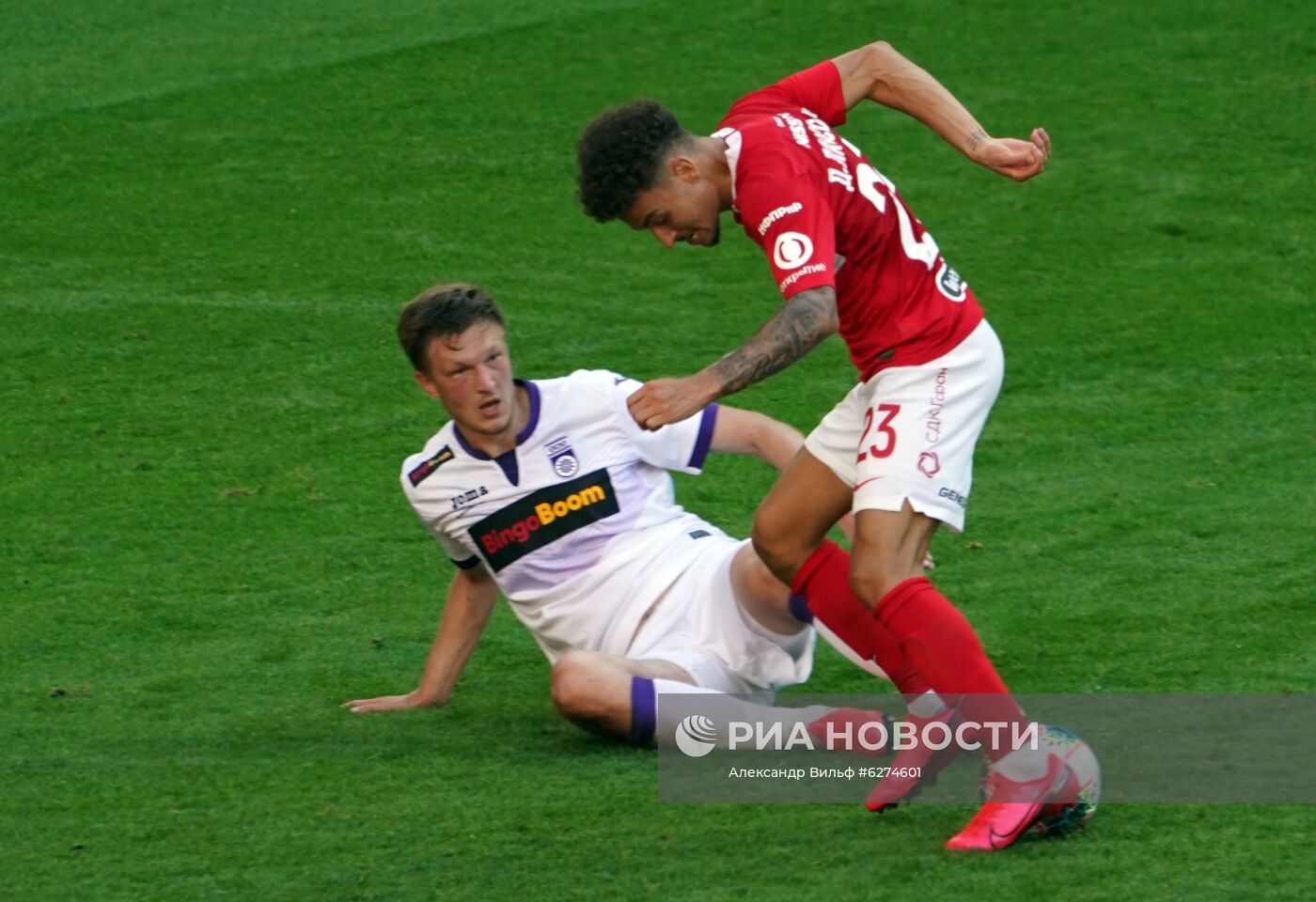 Футбол. РПЛ. Матч "Спартак" - "Уфа"