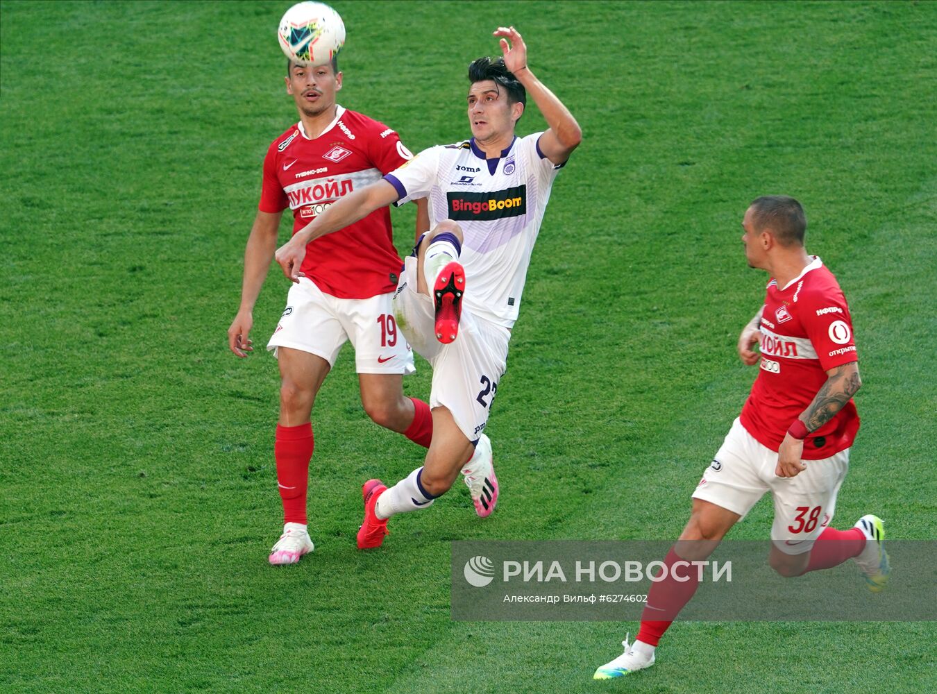 Футбол. РПЛ. Матч "Спартак" - "Уфа"