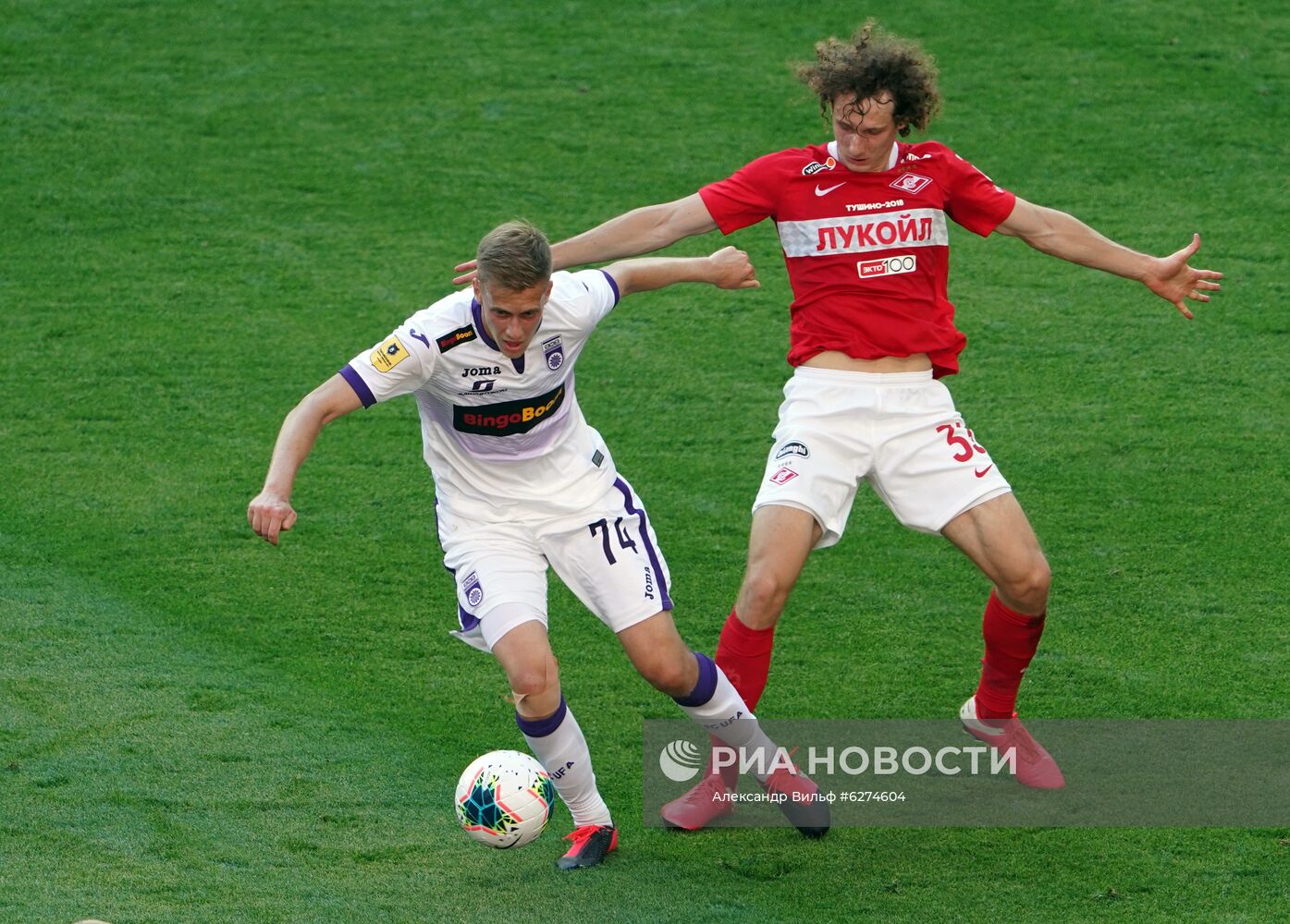 Футбол. РПЛ. Матч "Спартак" - "Уфа"