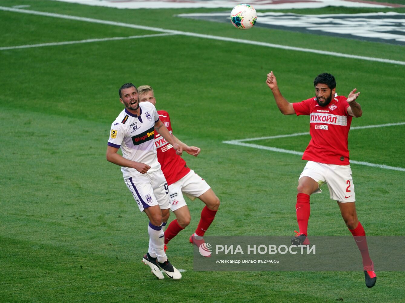 Футбол. РПЛ. Матч "Спартак" - "Уфа"