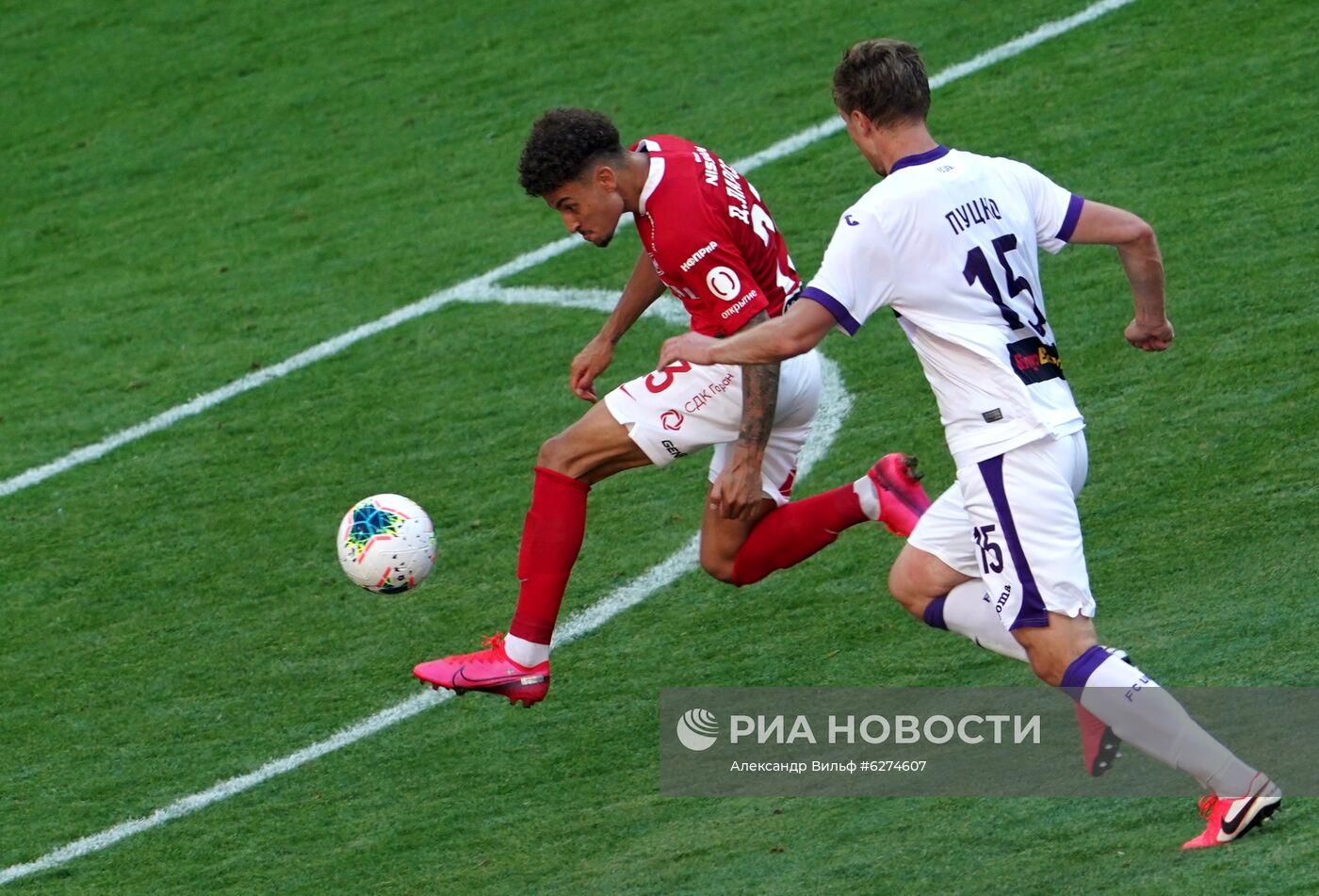 Футбол. РПЛ. Матч "Спартак" - "Уфа"