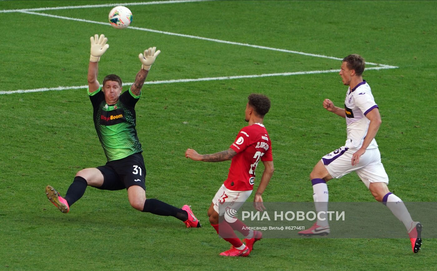 Футбол. РПЛ. Матч "Спартак" - "Уфа"