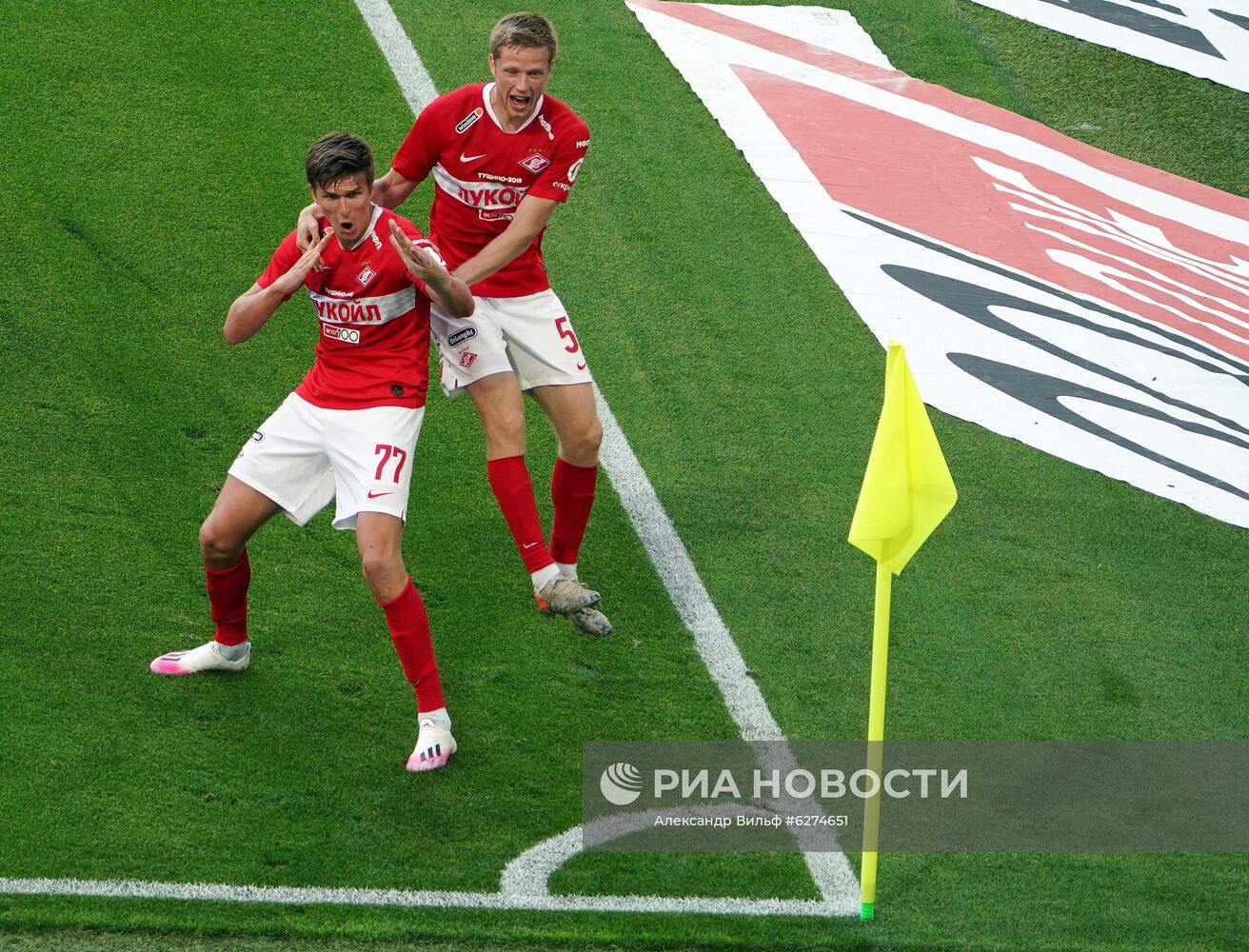 Футбол. РПЛ. Матч "Спартак" - "Уфа"