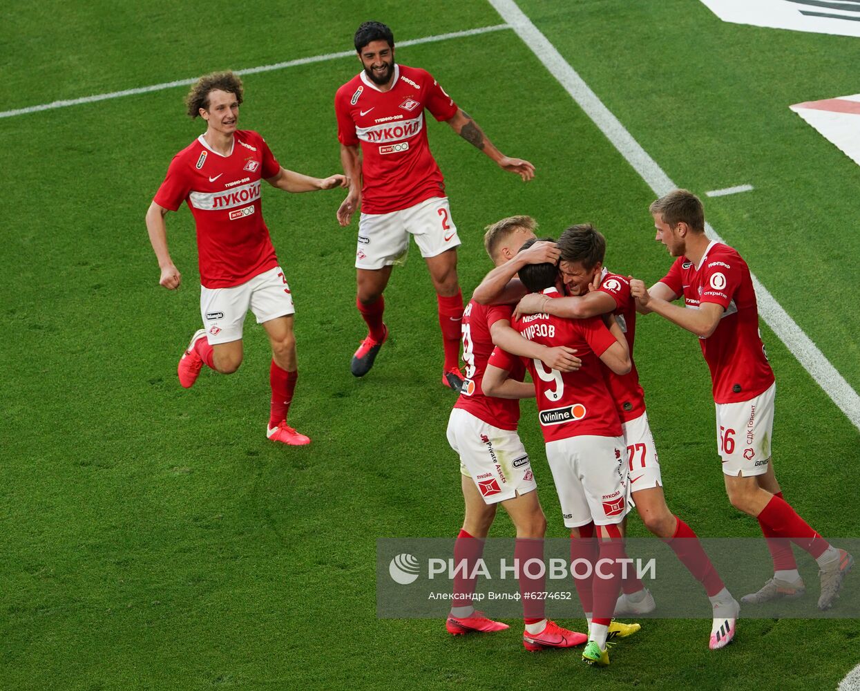 Футбол. РПЛ. Матч "Спартак" - "Уфа"