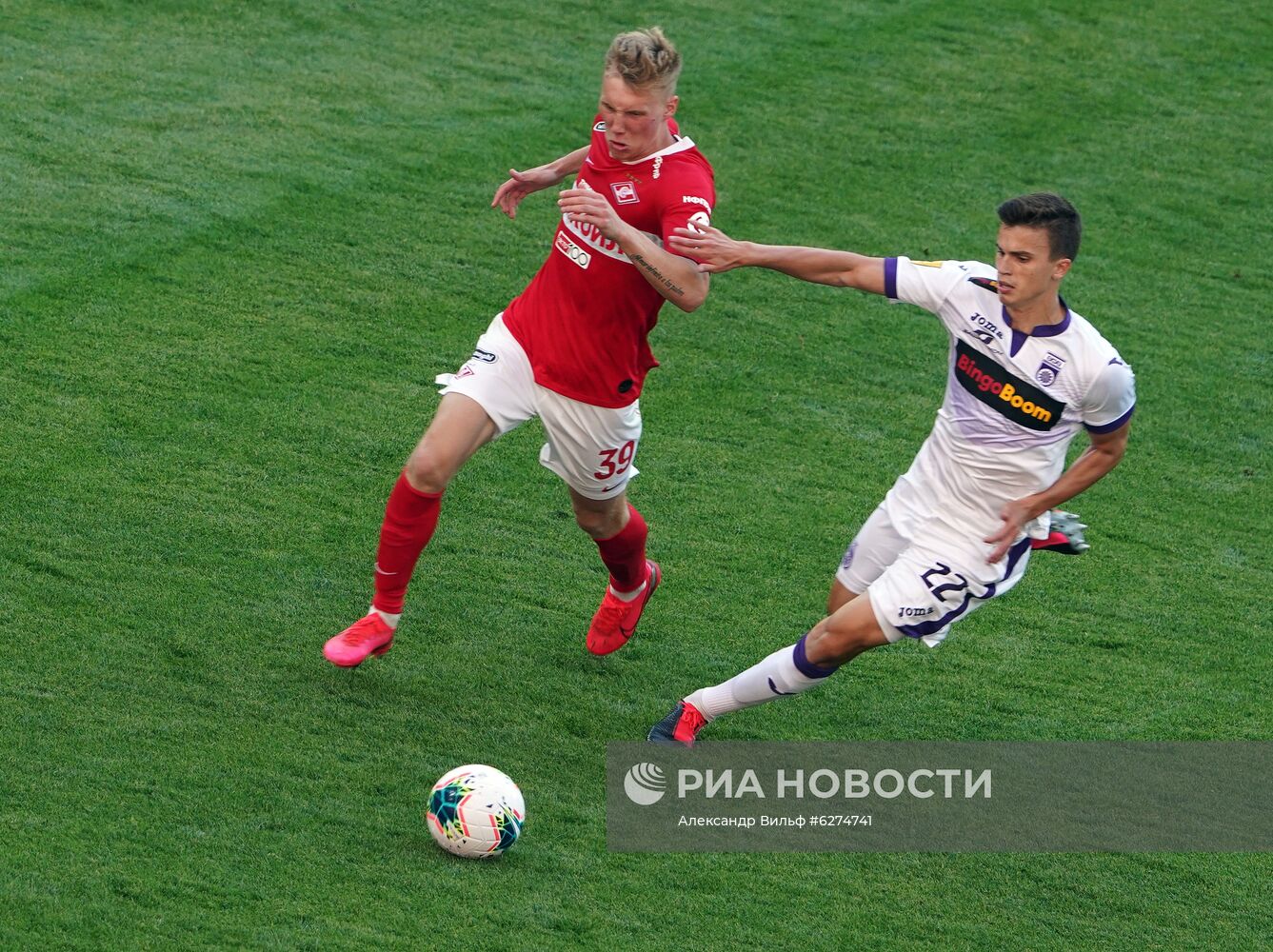 Футбол. РПЛ. Матч "Спартак" - "Уфа"