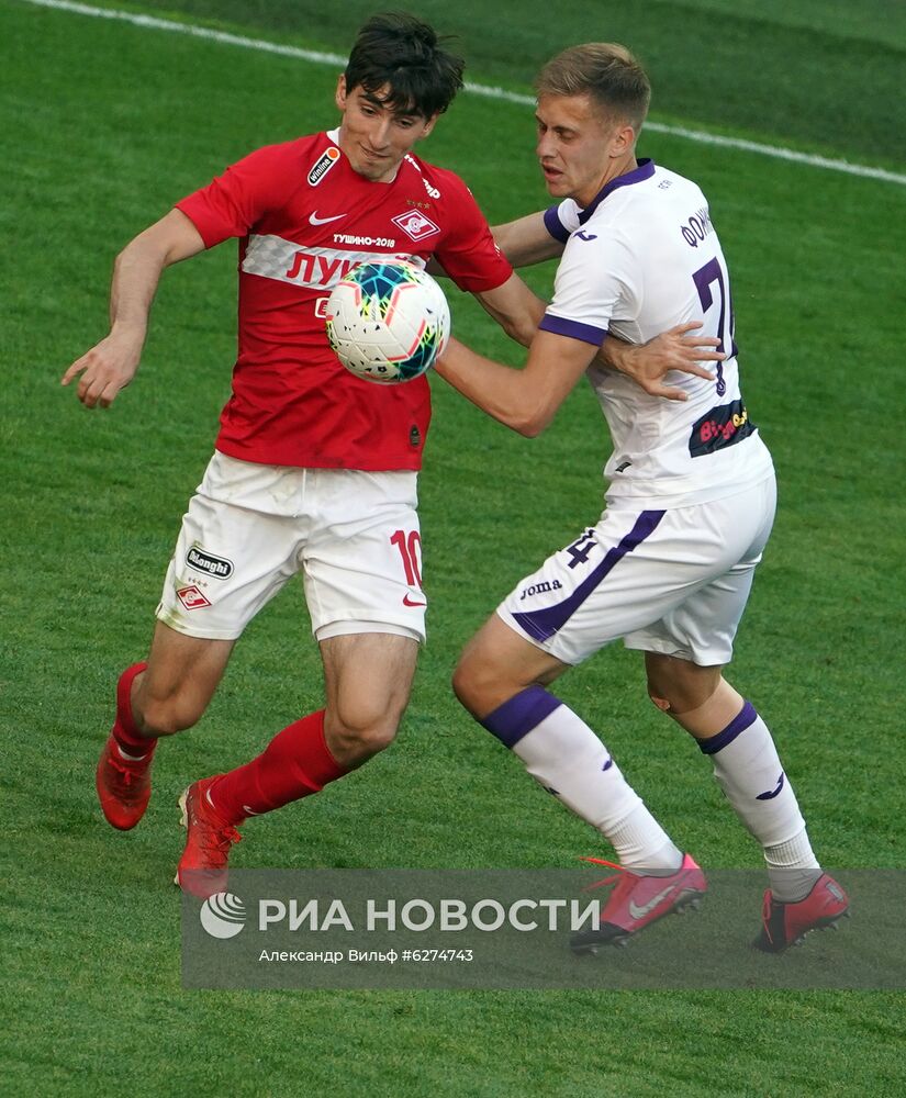 Футбол. РПЛ. Матч "Спартак" - "Уфа"