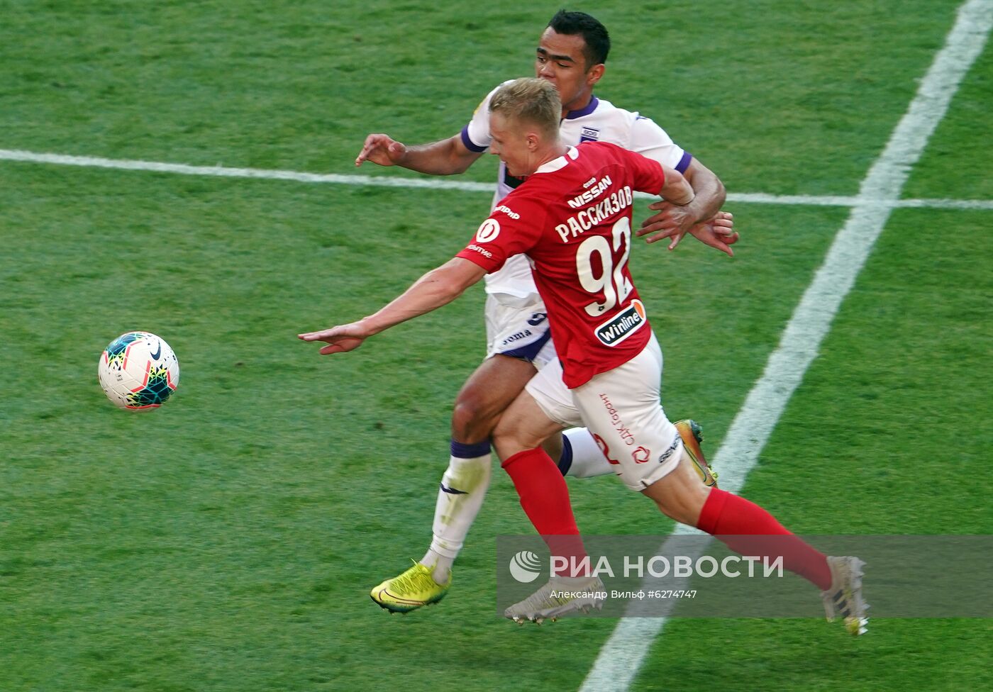 Футбол. РПЛ. Матч "Спартак" - "Уфа"