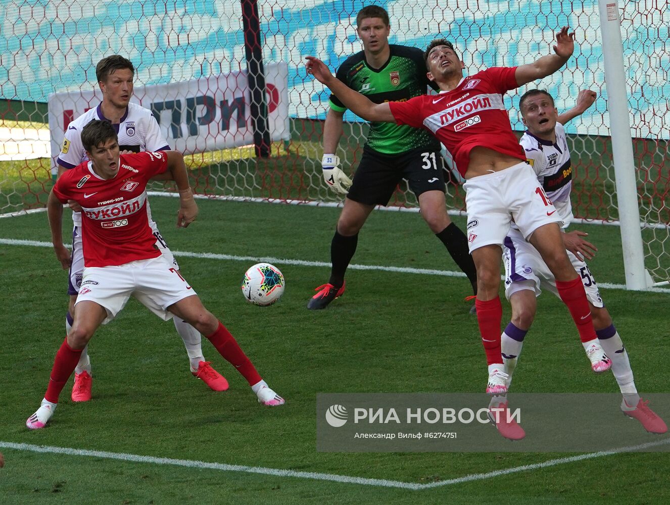 Футбол. РПЛ. Матч "Спартак" - "Уфа"