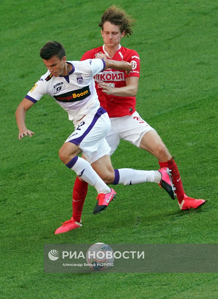 Футбол. РПЛ. Матч "Спартак" - "Уфа"