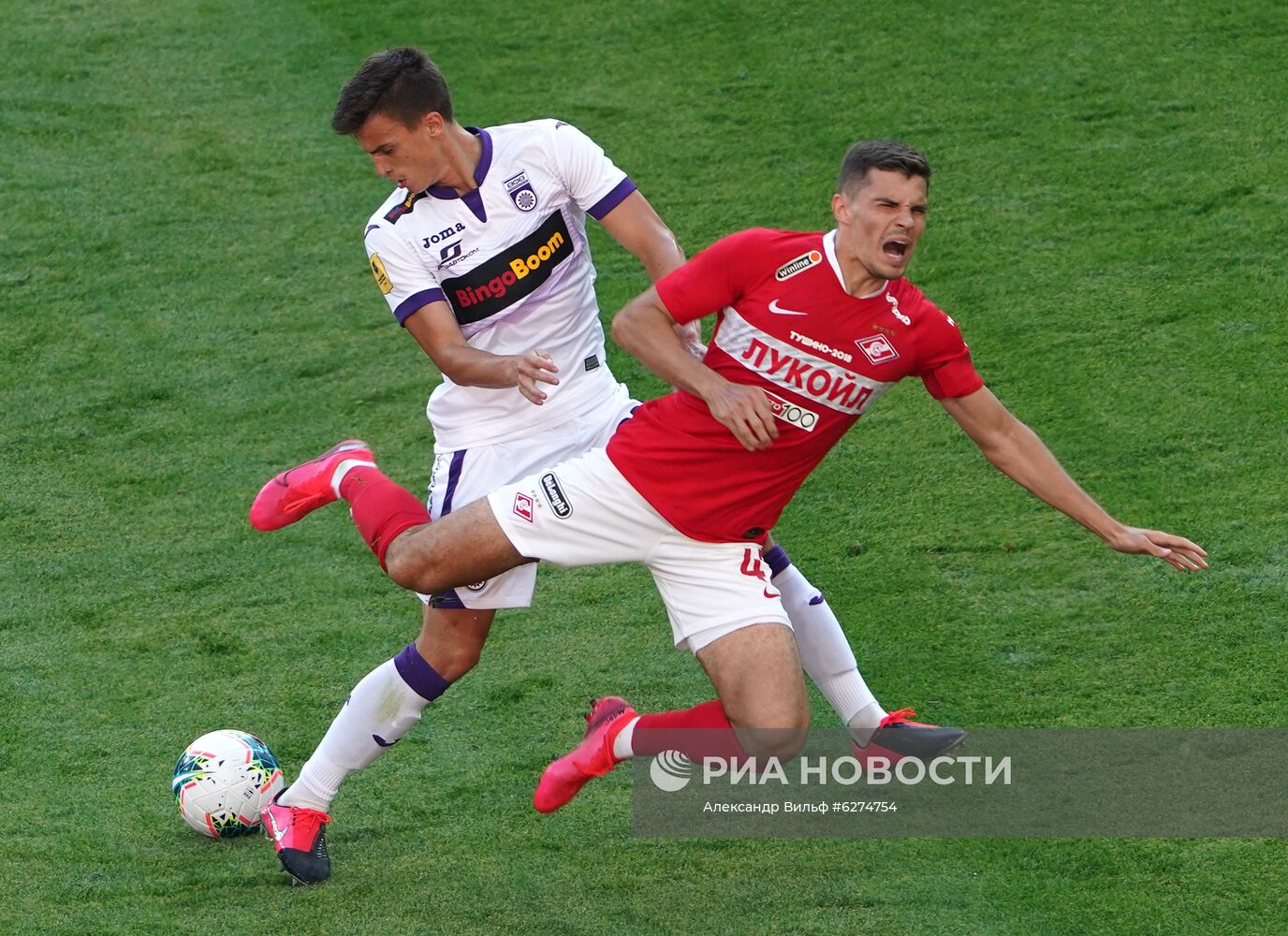 Футбол. РПЛ. Матч "Спартак" - "Уфа"