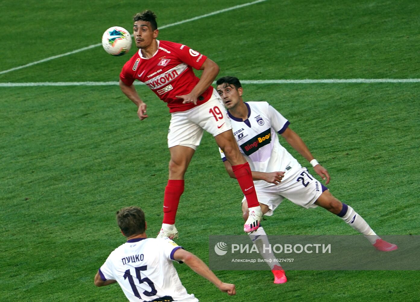 Футбол. РПЛ. Матч "Спартак" - "Уфа"