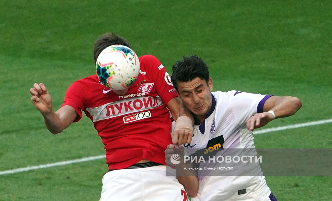 Футбол. РПЛ. Матч "Спартак" - "Уфа"