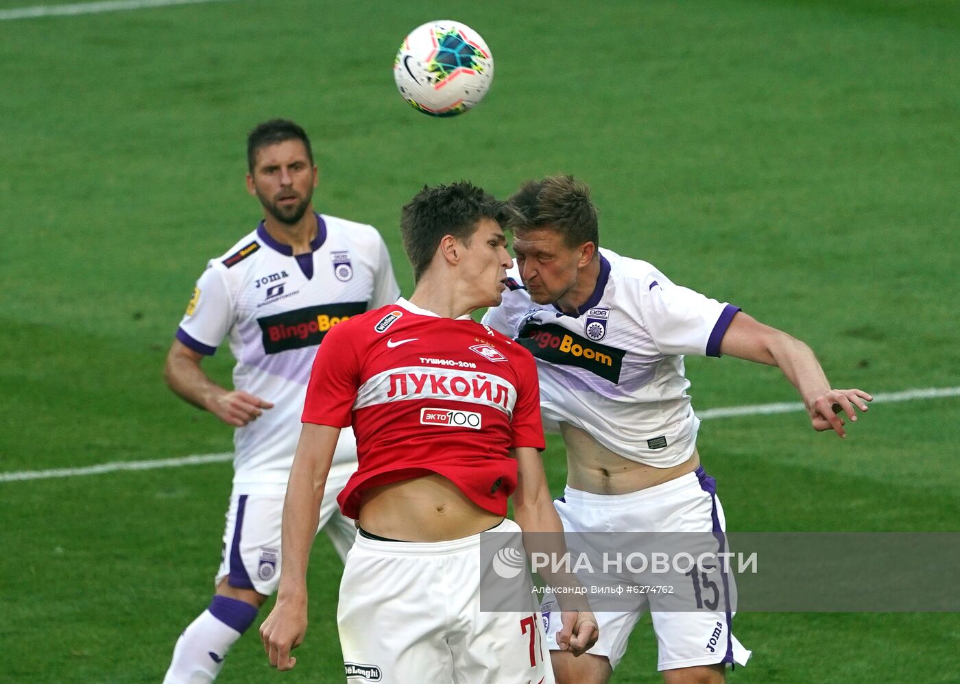 Футбол. РПЛ. Матч "Спартак" - "Уфа"