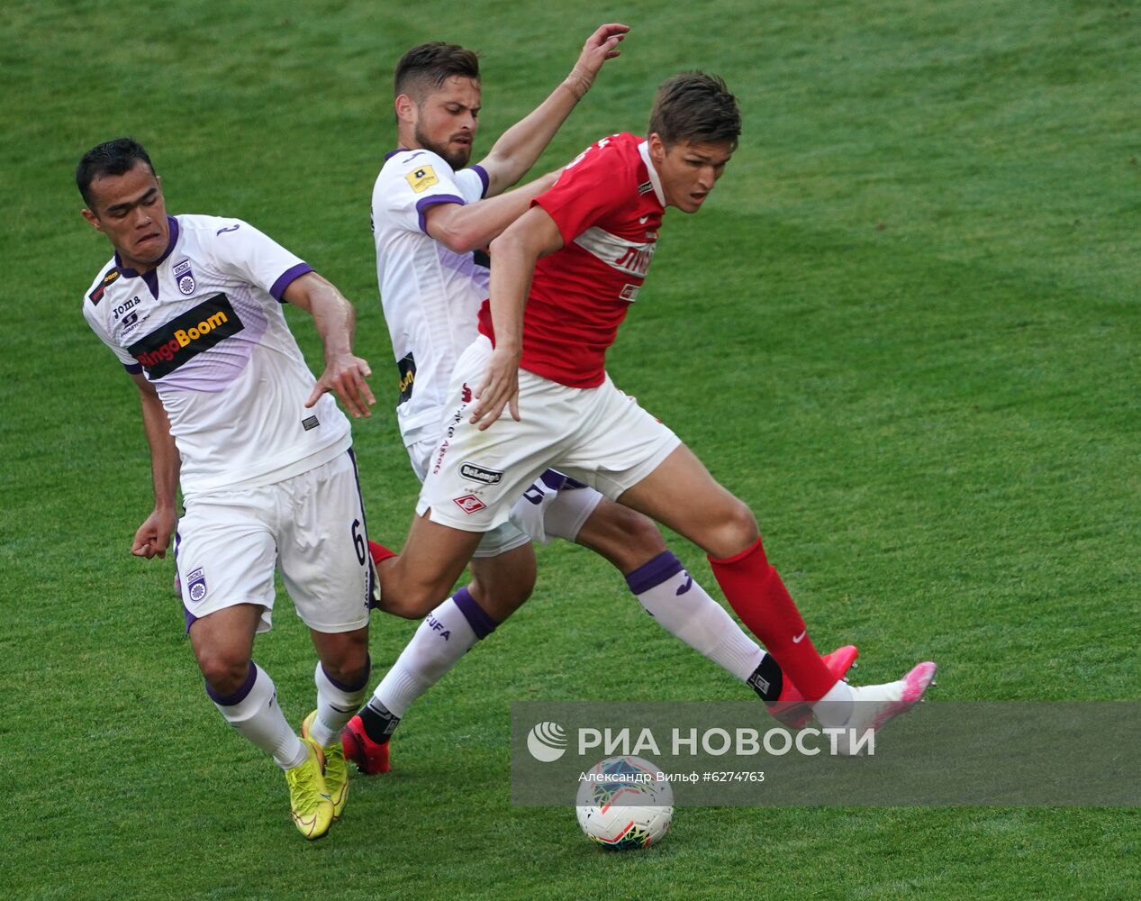 Футбол. РПЛ. Матч "Спартак" - "Уфа"