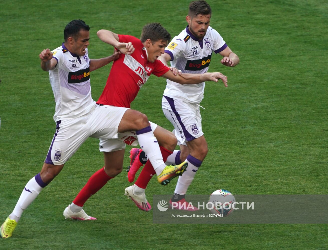 Футбол. РПЛ. Матч "Спартак" - "Уфа"