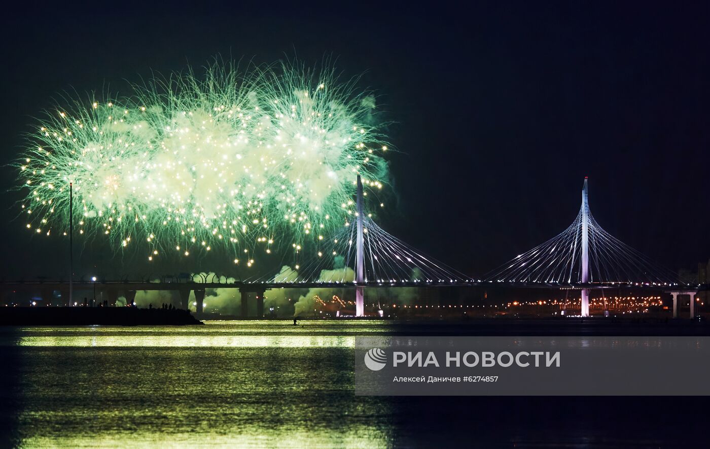 Праздник выпускников "Алые паруса" в Санкт-Петербурге