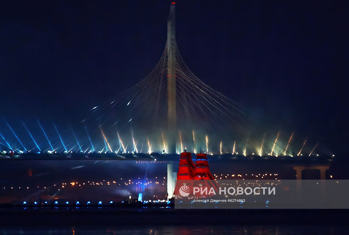 Праздник выпускников "Алые паруса" в Санкт-Петербурге