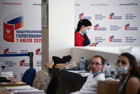 Голосование по внесению поправок в Конституцию РФ в Москве 