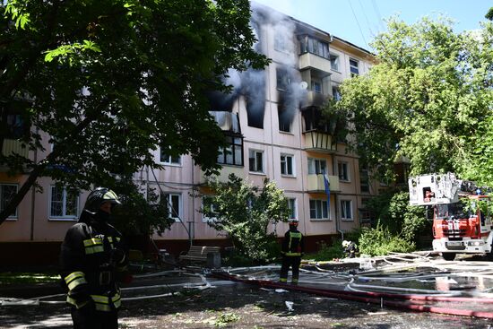 Взрыв газа в жилом доме на северо-востоке Москвы