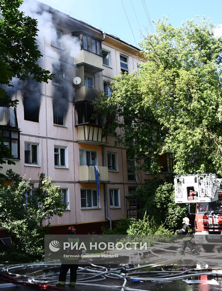 Взрыв газа в жилом доме на северо-востоке Москвы