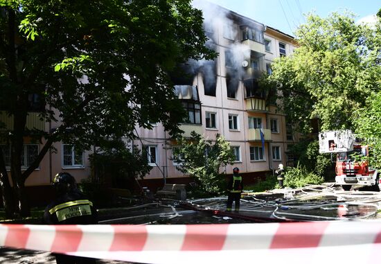 Взрыв газа в жилом доме на северо-востоке Москвы