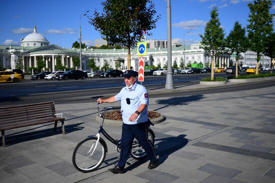 Благоустройство пешеходных зон на Садовом кольце