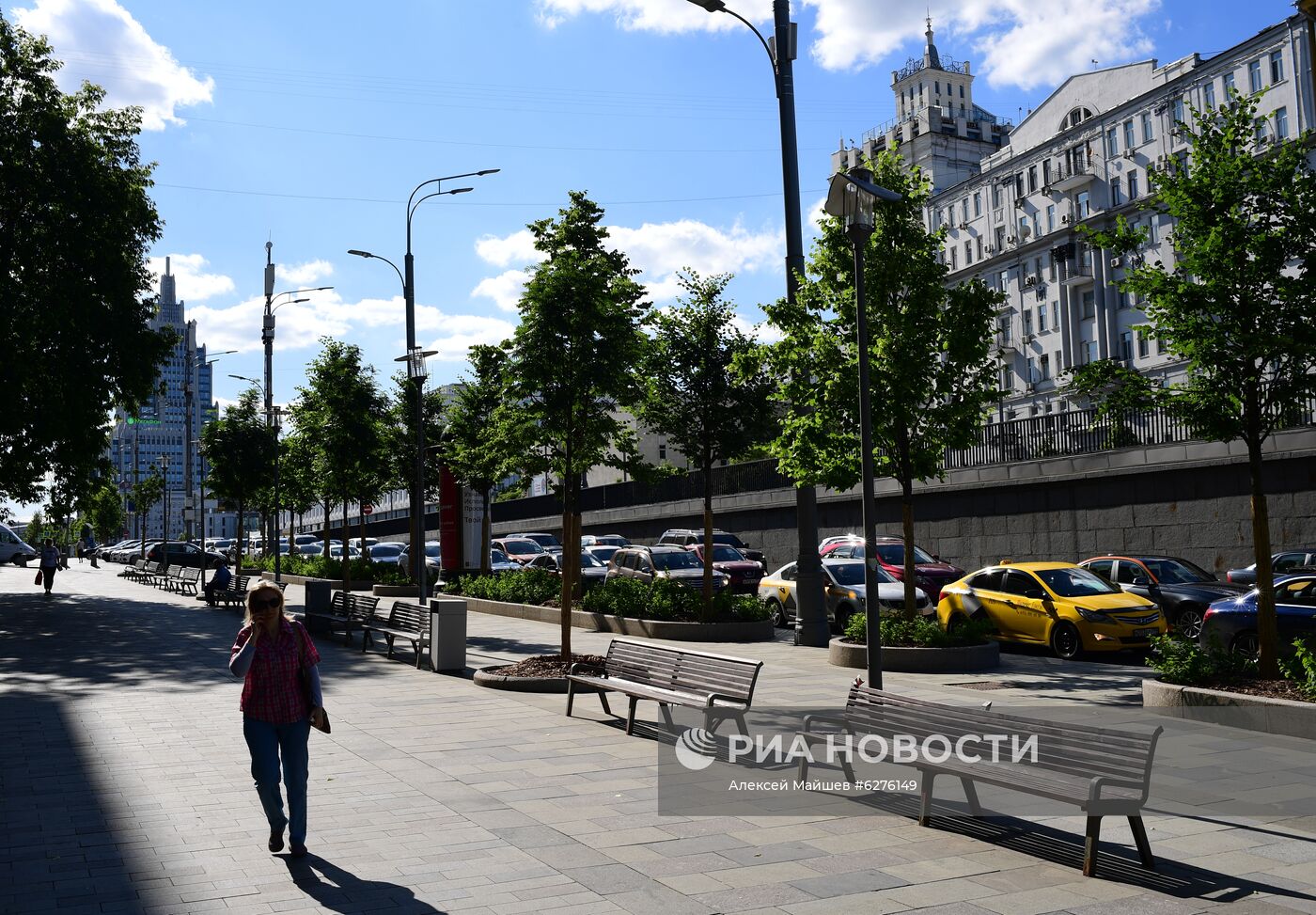 Благоустройство пешеходных зон на Садовом кольце