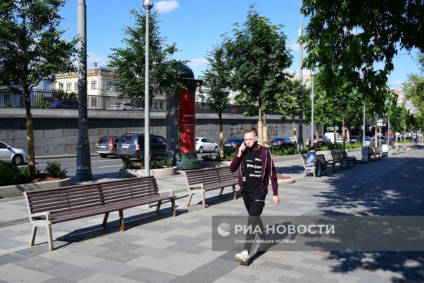 Благоустройство пешеходных зон на Садовом кольце