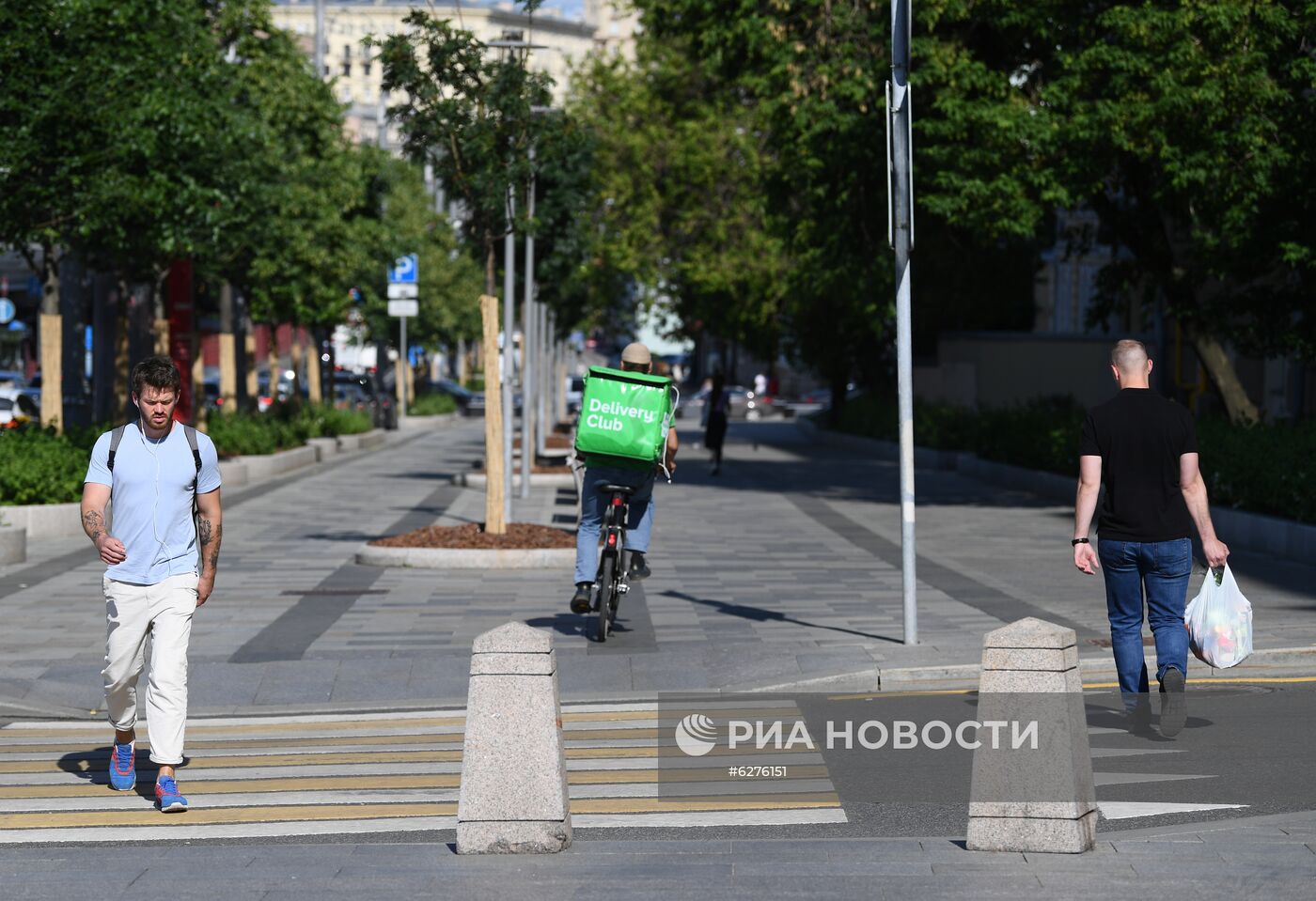 Благоустройство пешеходных зон на Садовом кольце