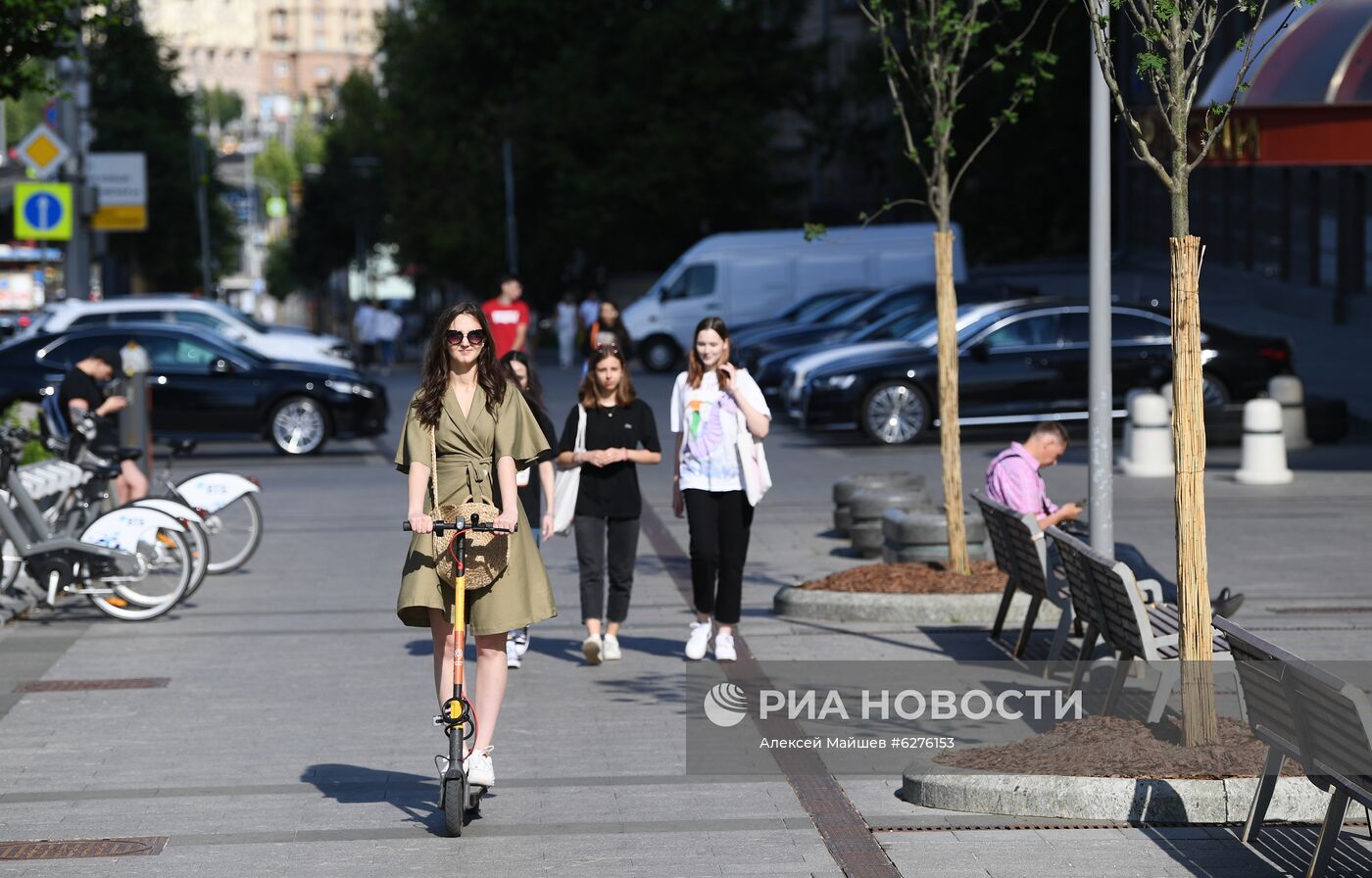 Благоустройство пешеходных зон на Садовом кольце