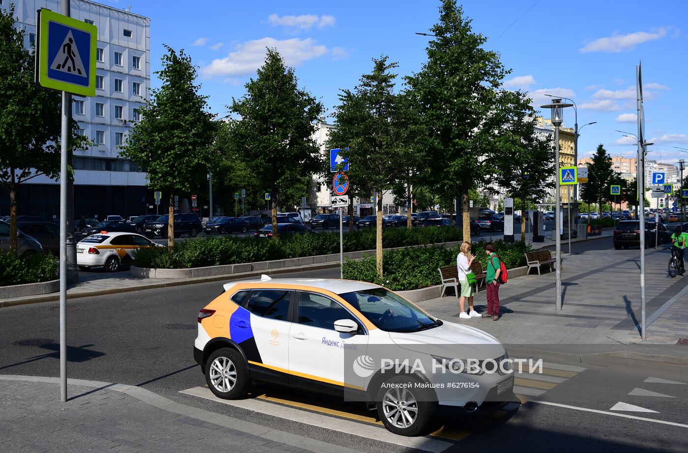 Благоустройство пешеходных зон на Садовом кольце