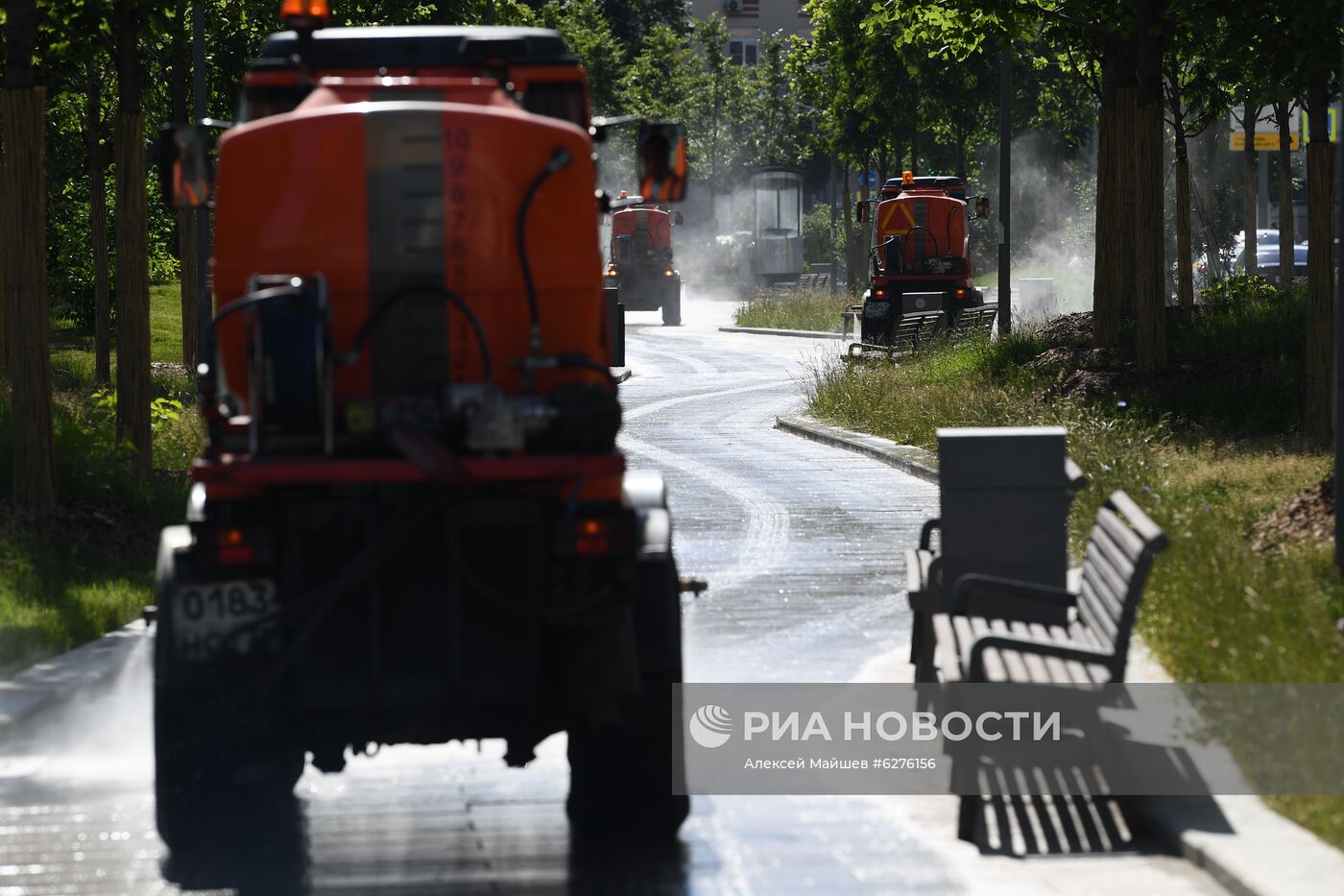 Благоустройство пешеходных зон на Садовом кольце