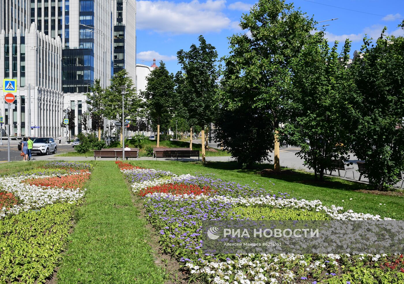 Благоустройство пешеходных зон на Садовом кольце