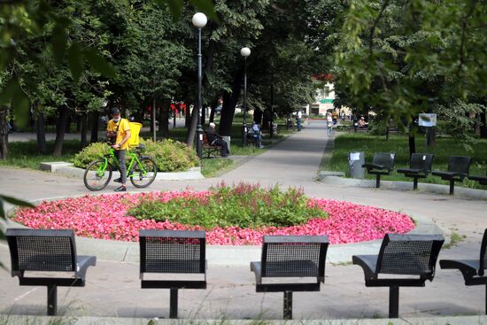 Благоустройство пешеходных зон на Садовом кольце