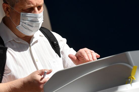 Голосование по внесению поправок в Конституцию РФ в Москве