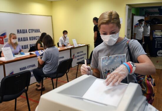 Голосование по внесению поправок в Конституцию РФ в Москве