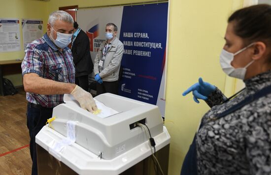 Голосование по внесению поправок в Конституцию РФ в Москве