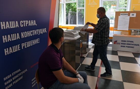 Голосование по внесению поправок в Конституцию РФ в Москве