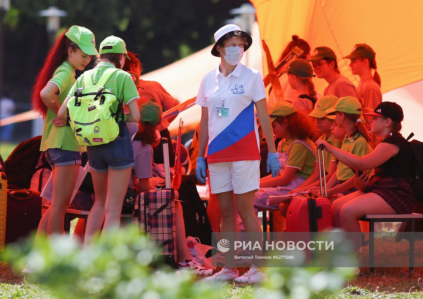 Открытие летней смены в детском центре "Орлёнок"