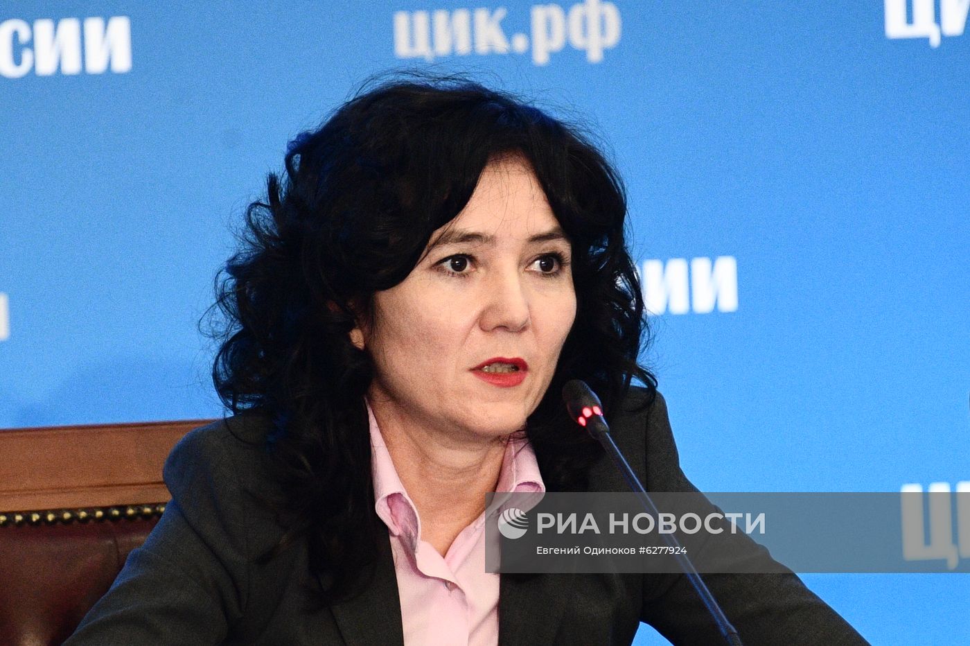 Работа информационного центра ЦИК России  