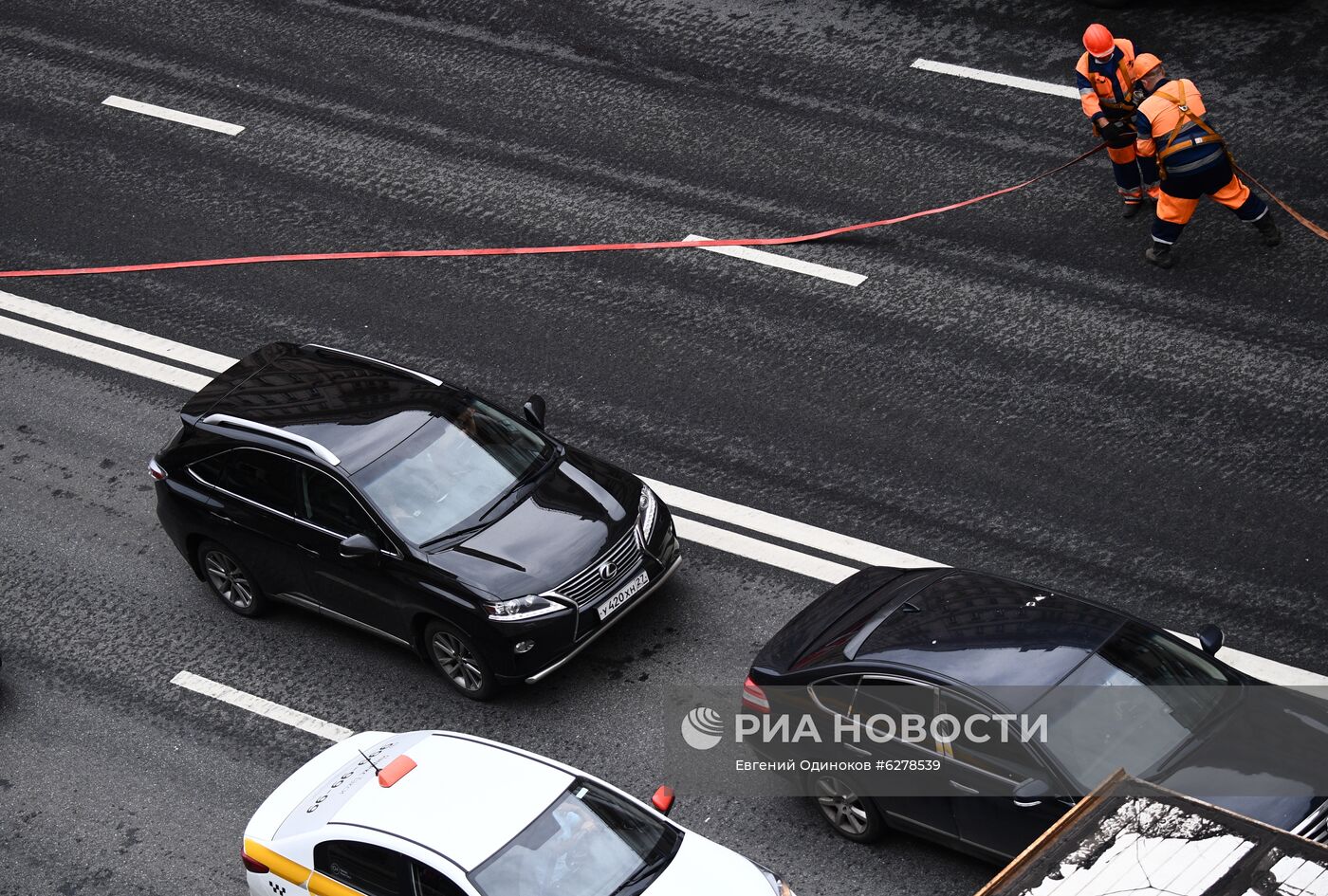 Пожар в центре Москвы