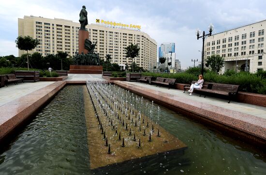 Благоустройство пешеходных зон на Садовом кольце