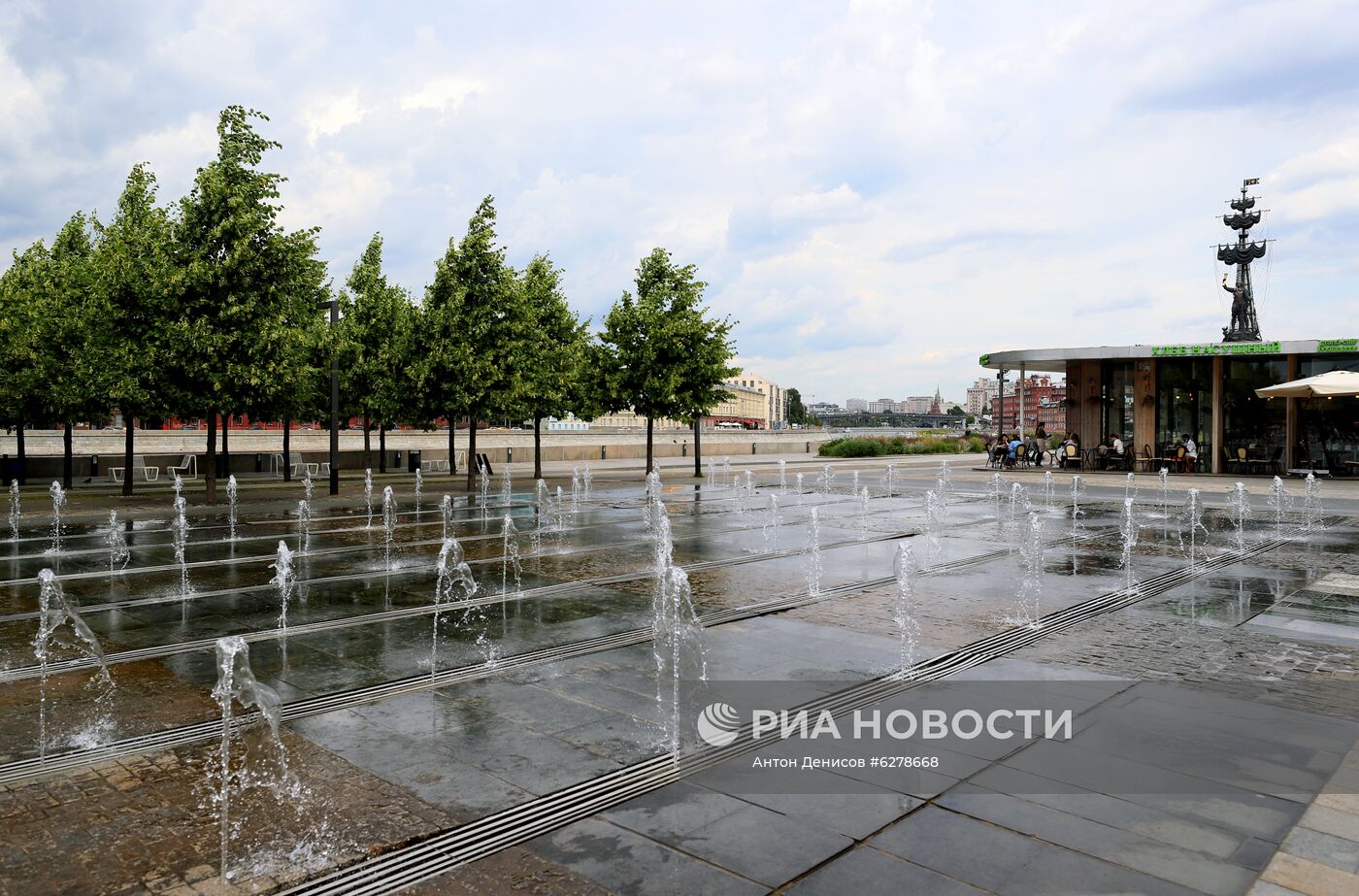 Благоустройство пешеходных зон на Садовом кольце