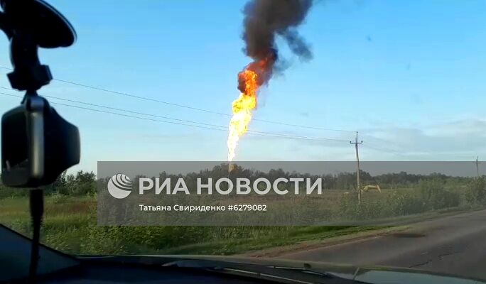 Авария на газопроводе в Самарской области