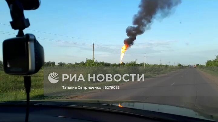 Авария на газопроводе в Самарской области