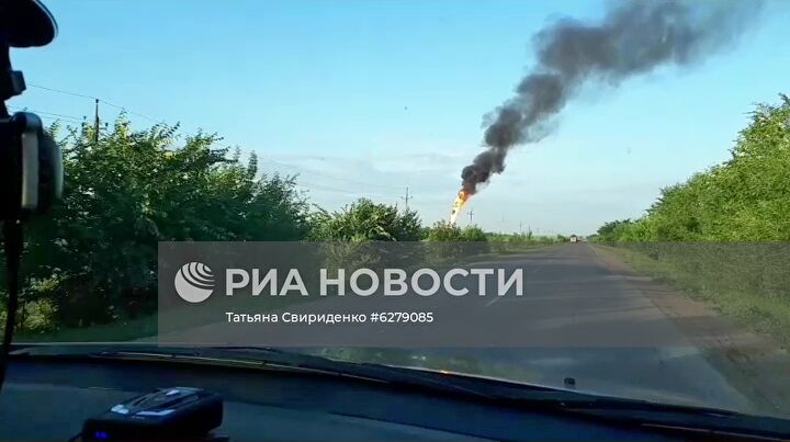 Авария на газопроводе в Самарской области